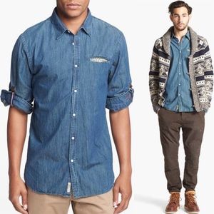 Scotch & Soda Denim Button Down